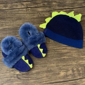 NEW UGG Kids Dydo Solvi (Infant- Navy/Bright Chartreuse) Boys Shoes size 4/5